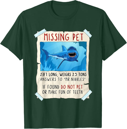 Funny Shark Lover, Shark Art, Sea Animals, Shark T-Shirt - T-Shirt | Forest