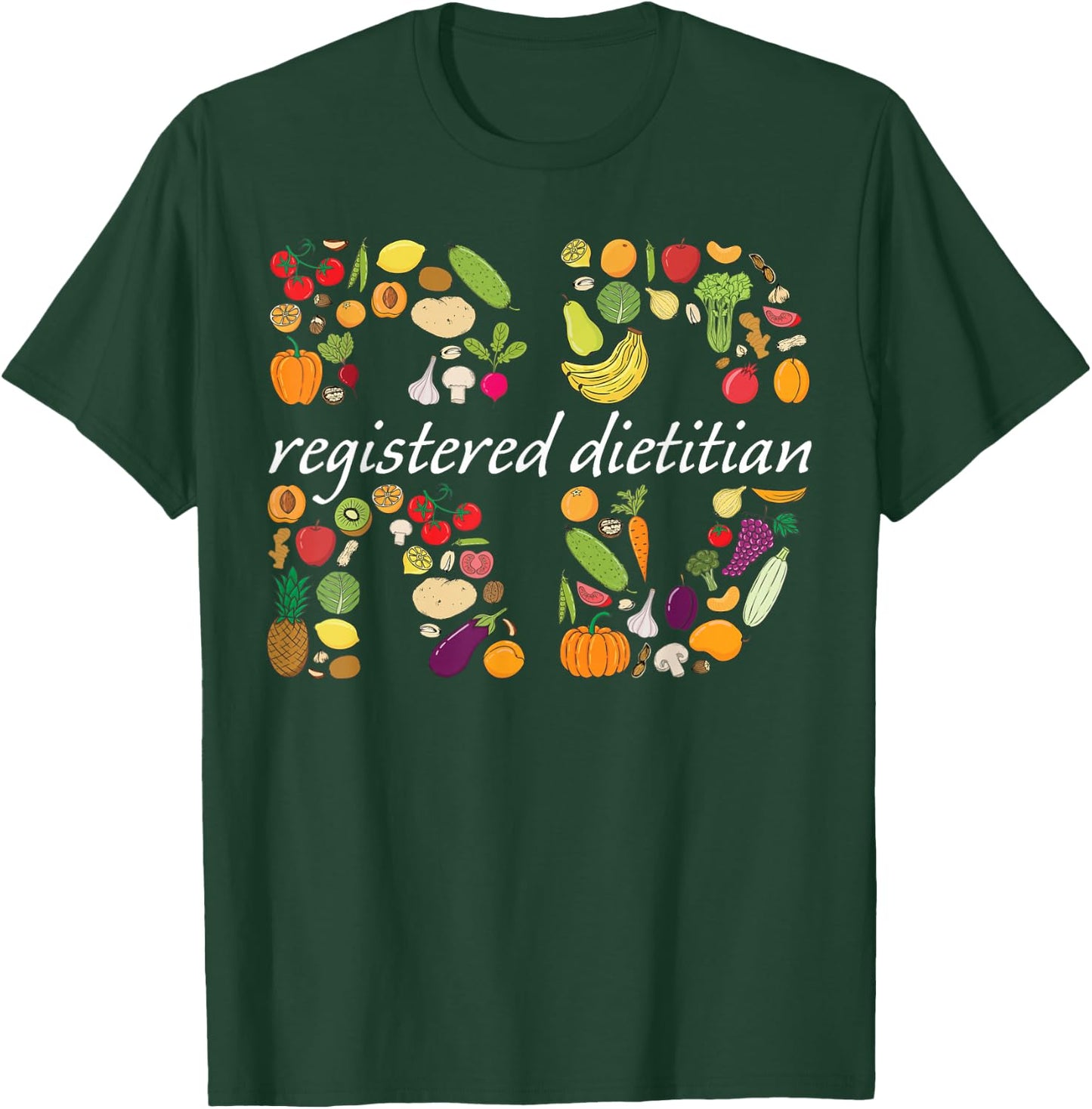 Cute Registered Dietitian Appreciation T-Shirt - T-Shirt | Forest
