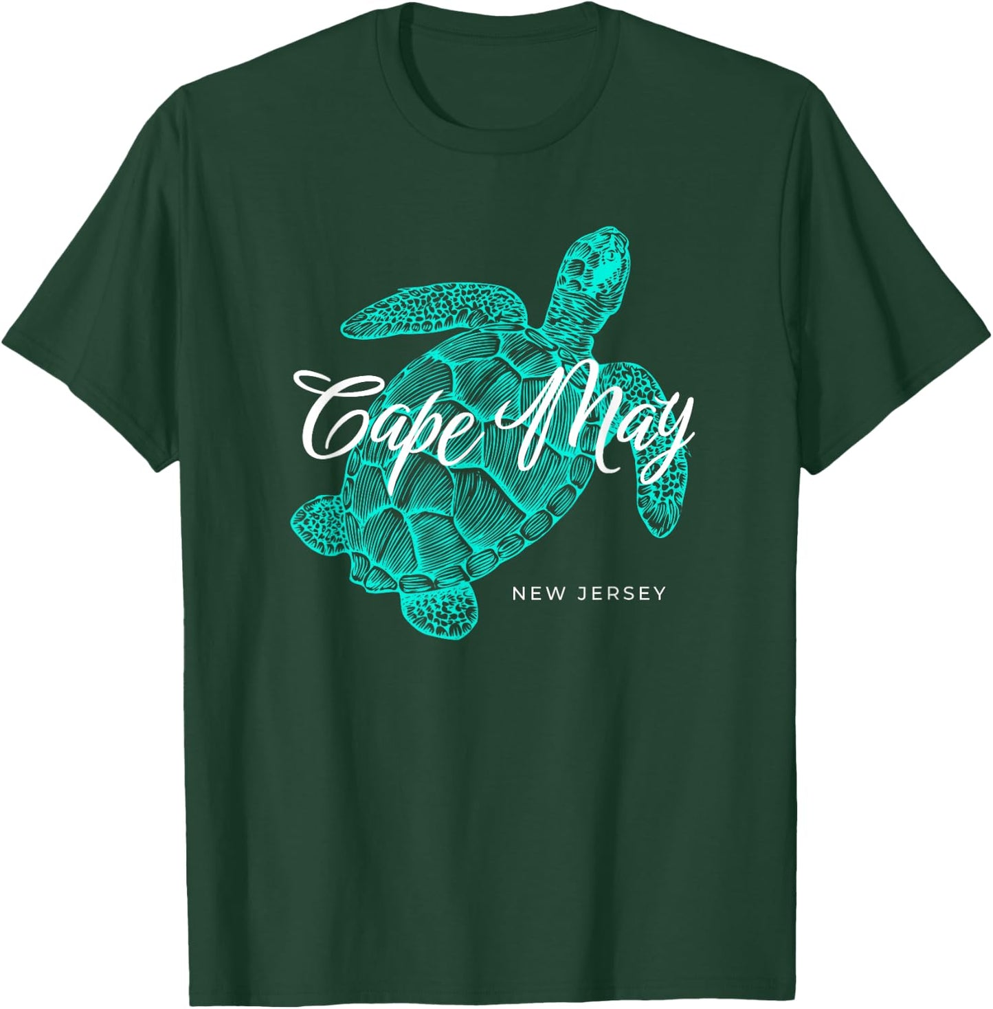 Cape May New Jersey T-Shirt - T-Shirt | Forest