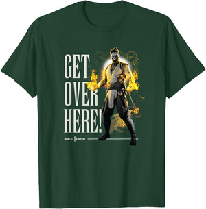 Mortal Kombat - Scorpion Get Over Here T-Shirt - T-Shirt | Forest
