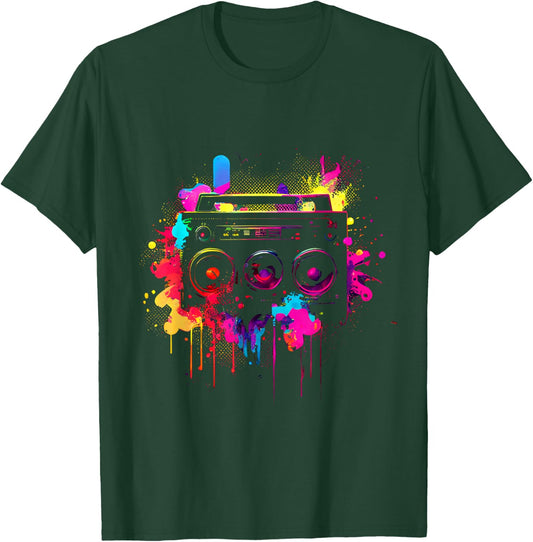 Cassette 90s Outfit Retro Vintage 80s Party T-Shirt - T-Shirt | Forest