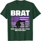 Military Child Boy Girls Brat Born Resilient And Tough T-Shirt - T-Shirt | Forest