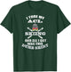 Skiing ACL Surgery Joke Graphic for Winter Sport Injury T-Shirt - T-Shirt | Forest