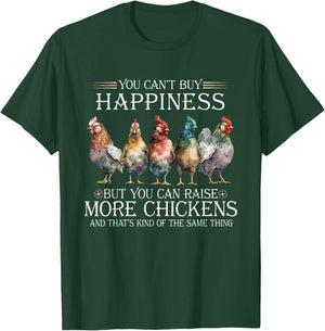 chicken Love for Farmer raising chickens farm T-Shirt - T-Shirt | Forest