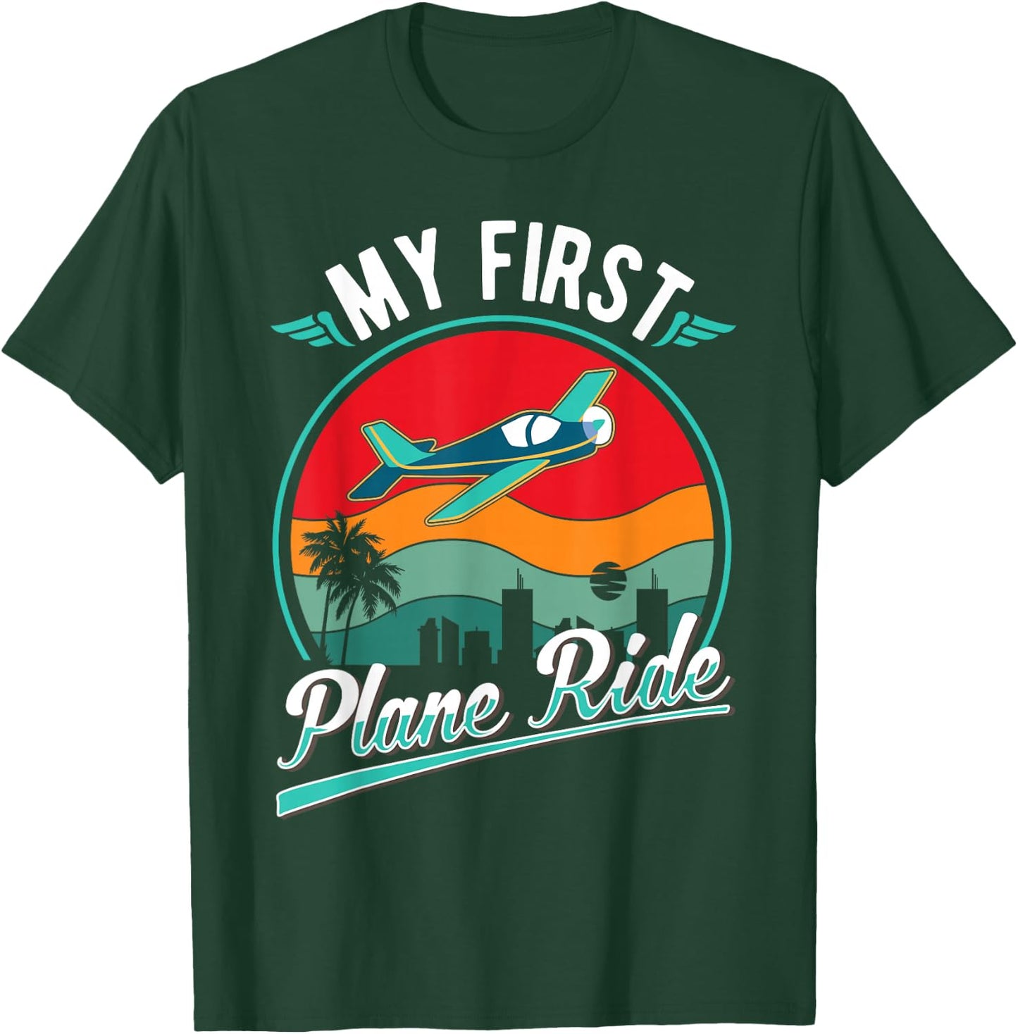 My First Plane Ride T-Shirt - T-Shirt | Forest