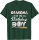 Grandma Of The Birthday Boy Baseball Matching Family Party T-Shirt - T-Shirt | Forest