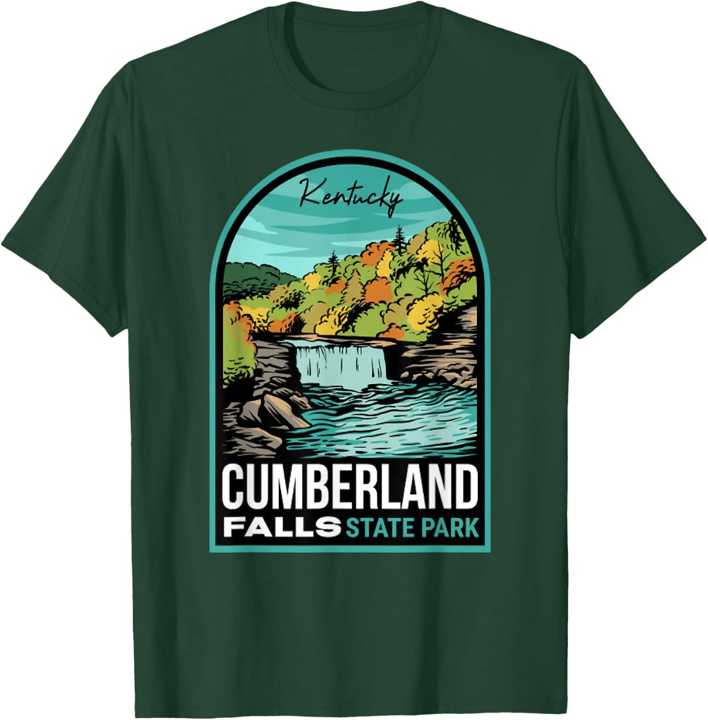 Funny Cumberland Falls State Park Kentucky Love Hiking T-Shirt - T-Shirt | Forest