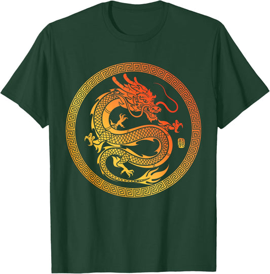 Traditional Chinese Dragon T-Shirt - T-Shirt | Forest