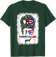 Half Italian And Puerto Rican Rico Italy Flag Girl T-Shirt - T-Shirt | Forest