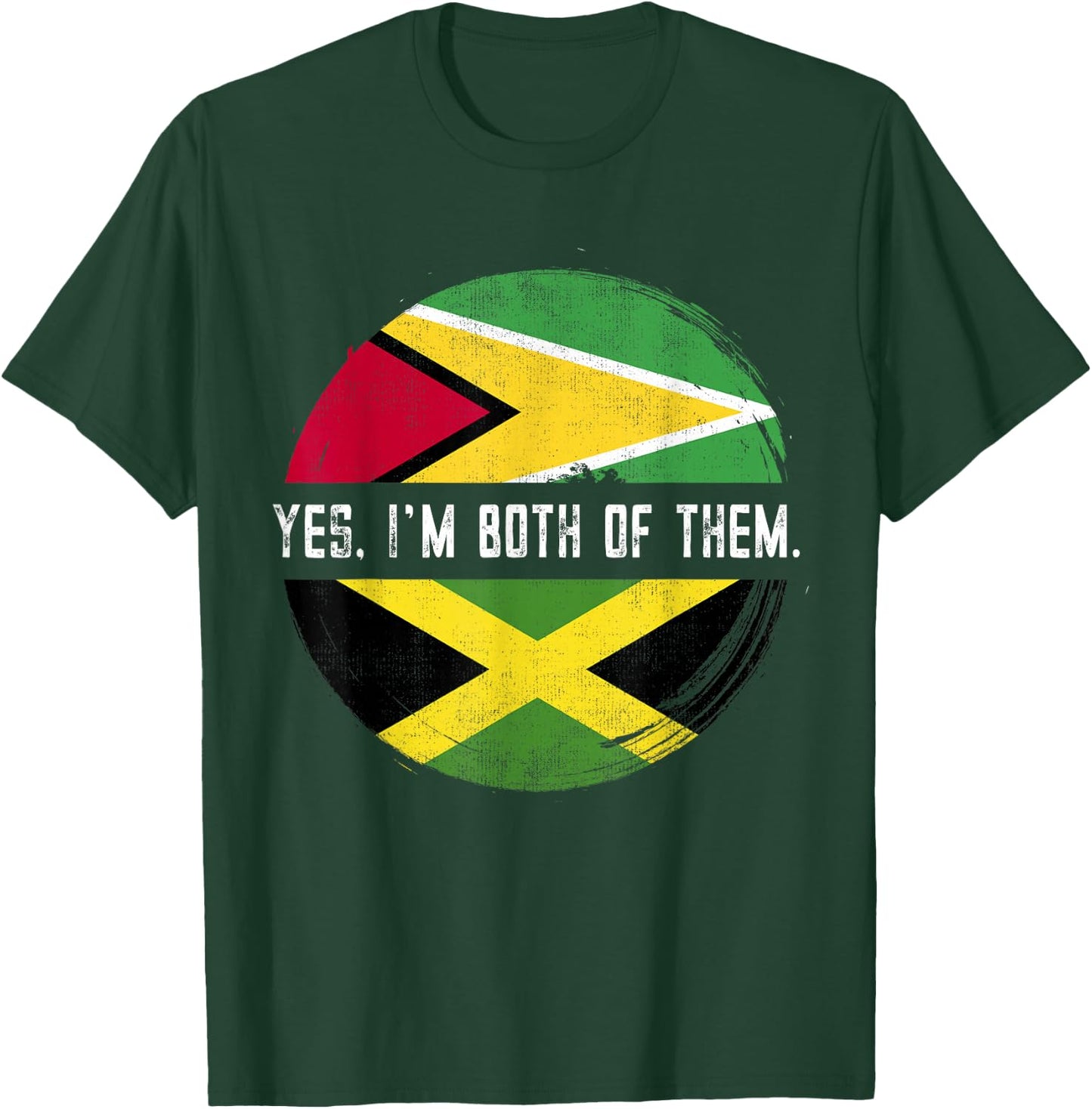 Jamaica Guyana Flag Guyanese Guyana T-Shirt - T-Shirt | Forest