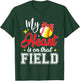 My Heart is on That Field Baseball Softball Mom Mothers Day T-Shirt - T-Shirt | Forest