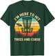 Funny Disc Golf Women Disc Golf Player Trees Sports T-Shirt - T-Shirt | Forest