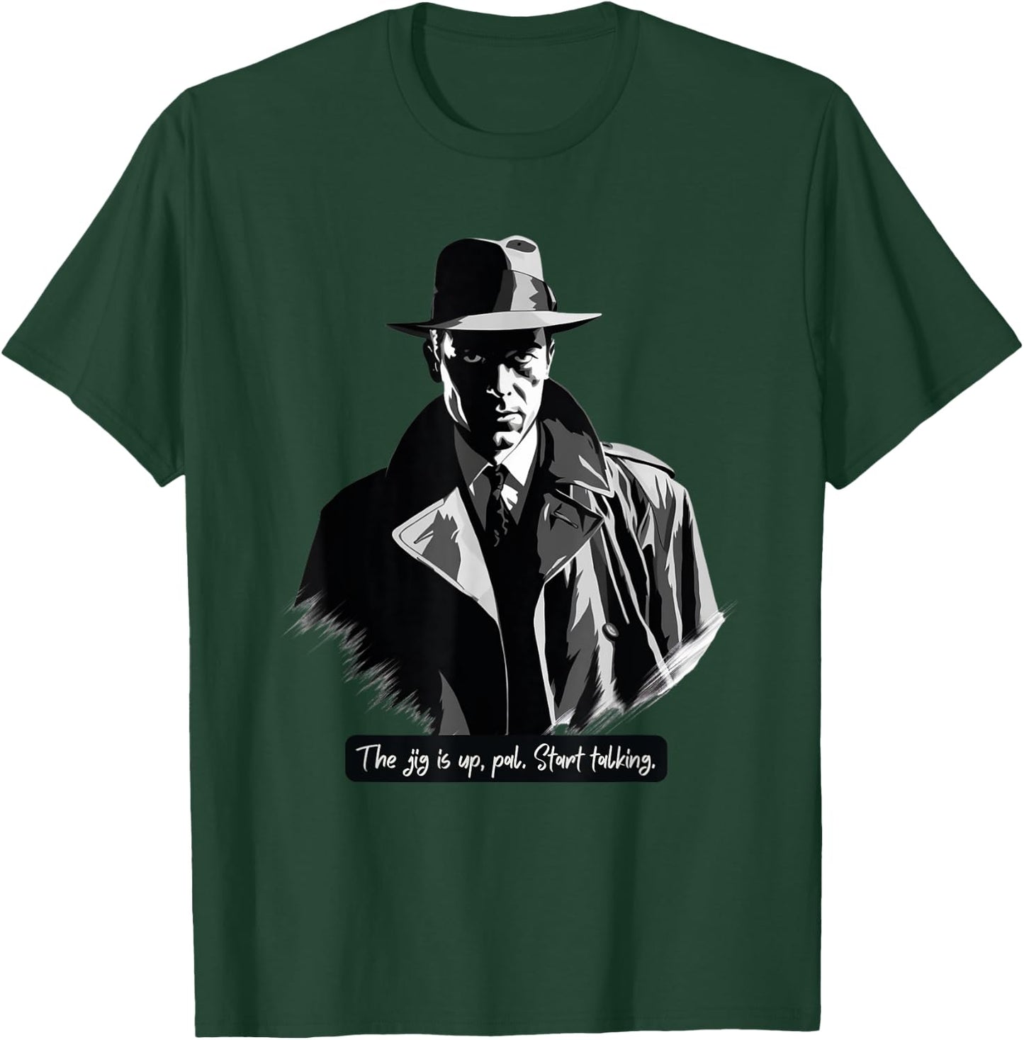 Film Noir Detective: The Jig is Up T-Shirt - T-Shirt | Forest