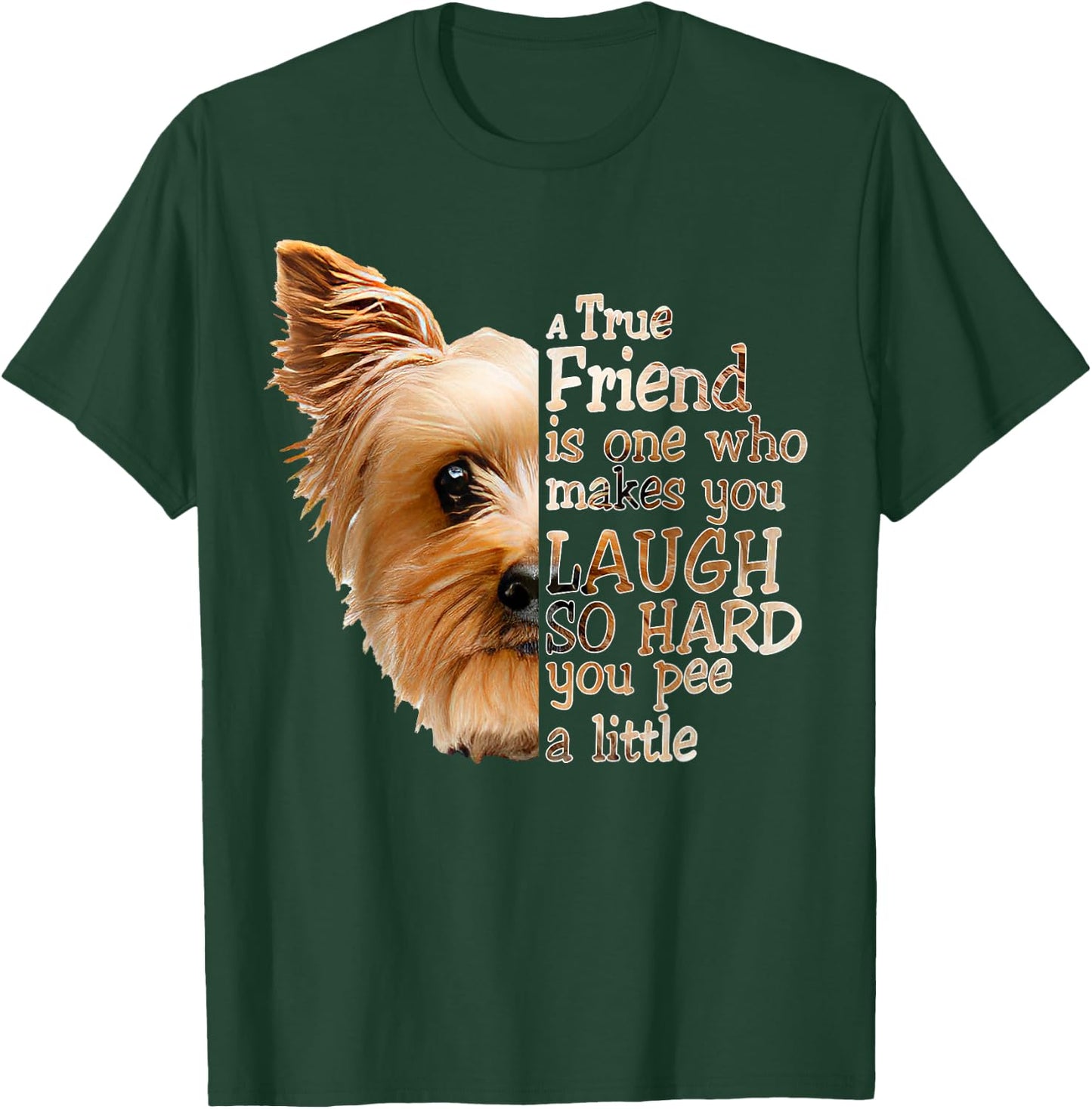 A True Friend silky terrier Gifts Dog Lover T-Shirt - T-Shirt | Forest