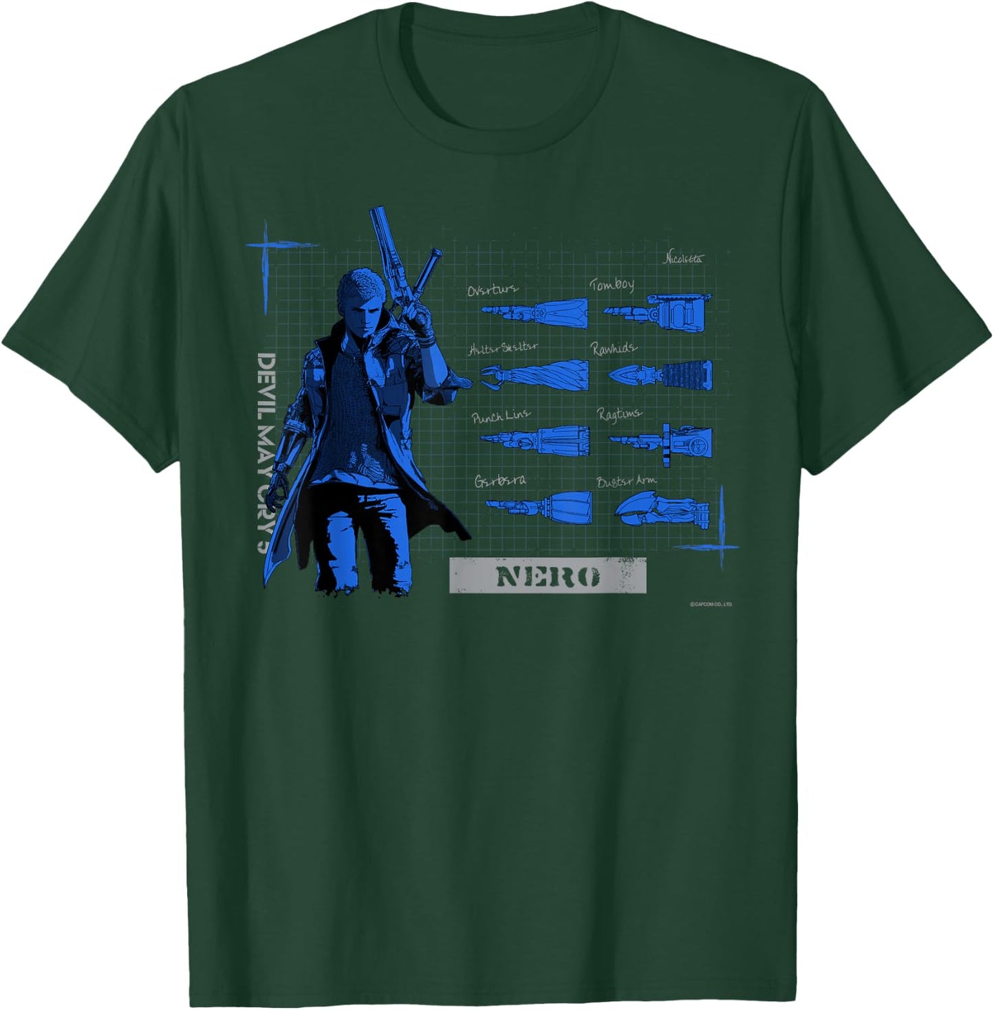 Devil May Cry 5 Nero T-Shirt - T-Shirt | Forest
