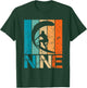 9th Surfing Birthday 9 Year Old 9yr Boy Girl Birthday Surfer T-Shirt - T-Shirt | Forest