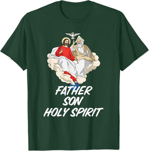Holy Trinity Father Son and Holy Spirit Catholic T-Shirt - T-Shirt | Forest