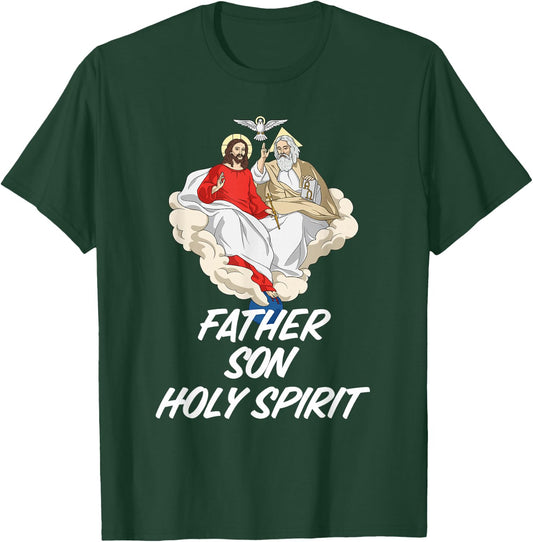 Holy Trinity Father Son and Holy Spirit Catholic T-Shirt - T-Shirt | Forest