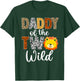 Daddy of the Two Wild Dad Baby Lion 2nd Birthday Boy Girl T-Shirt - T-Shirt | Forest