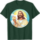 Funny laughing Jesus with Ice Cream for Sweets Lovers Women Kids T-Shirt - T-Shirt | Forest