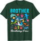 Brother Birthday Crew Ocean Animals Theme Birthday Under Sea T-Shirt - T-Shirt | Forest