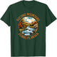 Pocono Mountains Pennsylvania Sunset Retro Distressed Circle T-Shirt - T-Shirt | Forest