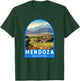 Mendoza Argentina Retro Emblem Vintage T-Shirt - T-Shirt | Forest