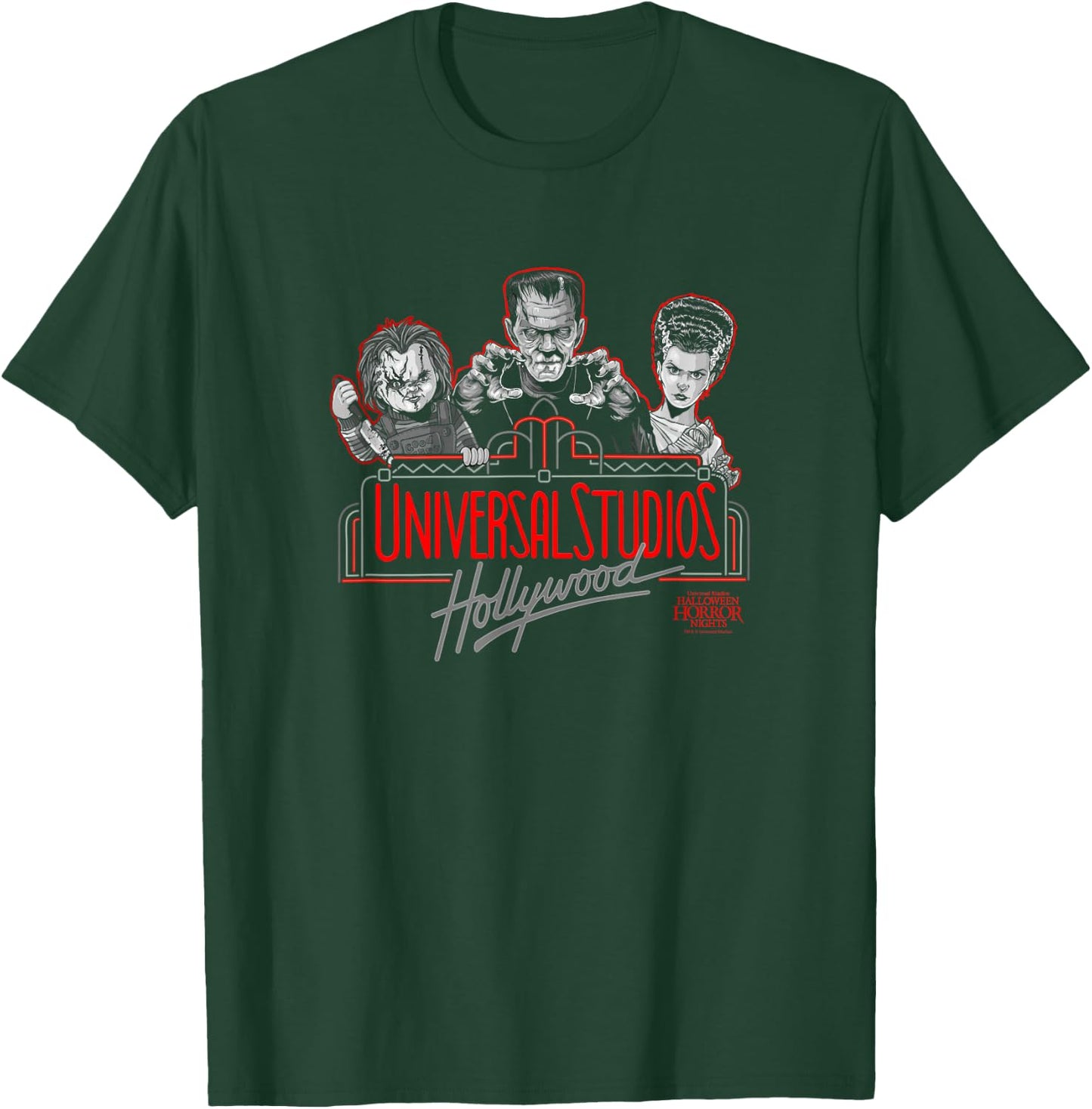 Halloween Horror Nights Hollywood Marquee T-Shirt - T-Shirt | Forest