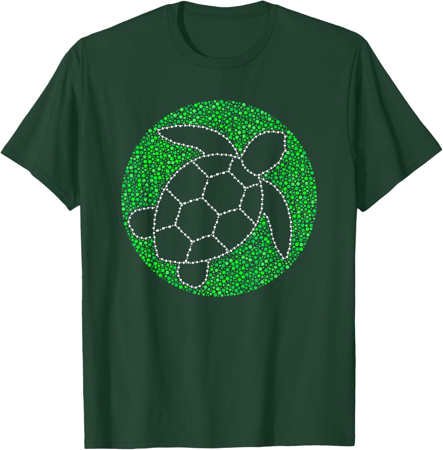 Sea Turtle Green Polka Dot Day 2023 Boys Girls Art Teacher T-Shirt - T-Shirt | Forest