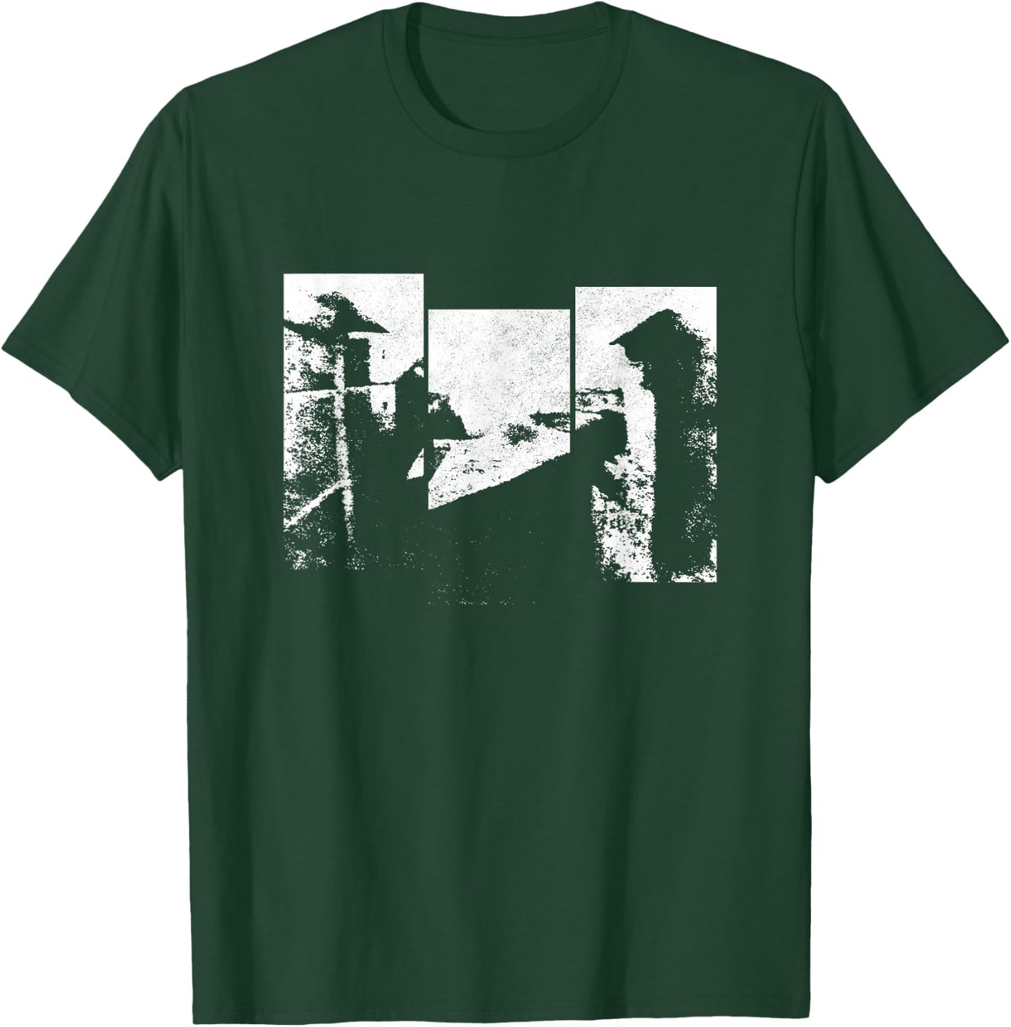Nicéphore Niépce View From The Window At Le Gras Photography T-Shirt - T-Shirt | Forest