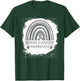 Brain Cancer Awareness Bleached Rainbow Gray Ribbon Men T-Shirt - T-Shirt | Forest