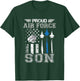 Proud Air Force Son US Air Force Graduation Son Gifts T-Shirt - T-Shirt | Forest
