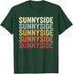 Sunnyside Washington Sunnyside WA Retro Vintage Text T-Shirt - T-Shirt | Forest