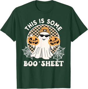 Funny This Is Some Boo Sheet Halloween Boo Ghost T-Shirt - T-Shirt | Forest