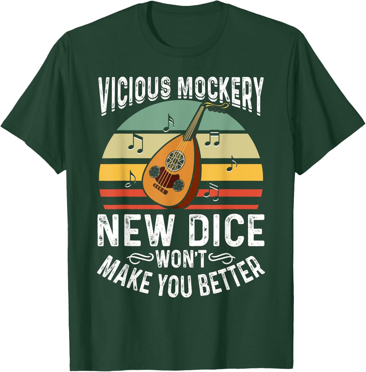 Vicious Mockery Bard Shirt Funny Music Gift T-Shirt - T-Shirt | Forest