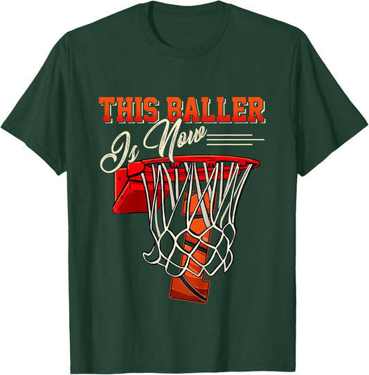 1st Birthday Shirt For Boy Basketball 1 Years Old Kid Gift T-Shirt - T-Shirt | Forest