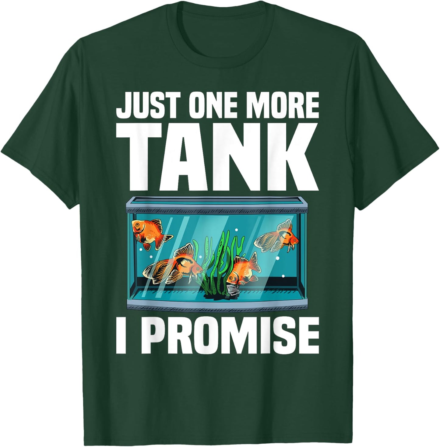 Funny Aquarium Designs Women Fish Tank Fishkeeping T-Shirt - T-Shirt | Forest