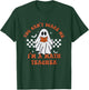 Retro You Can't Scare Me I'm A Math Teacher Cute Ghost Women T-Shirt - T-Shirt | Forest