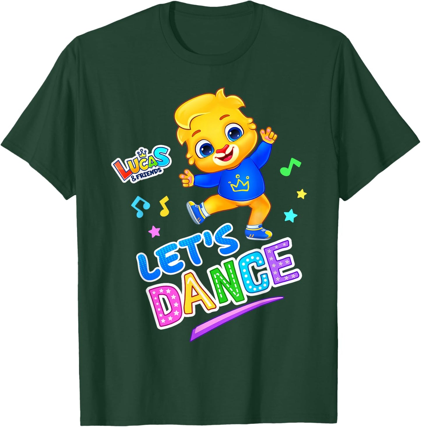 Let's Dance | Official Lucas & Friends by RV AppStudios T-Shirt - T-Shirt | Forest