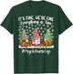 Funny Psych Nurse Christmas Psychiatric Nursing Xmas Party T-Shirt - T-Shirt | Forest