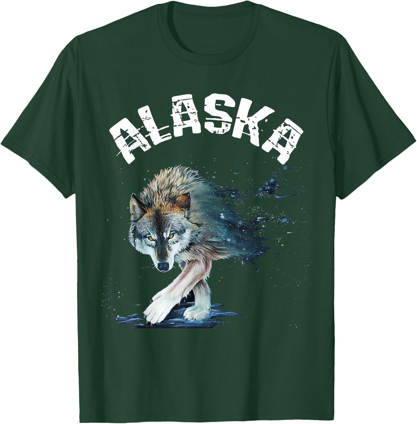 Alaska Wolf T-Shirt - T-Shirt | Forest