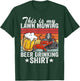 Gardening Landscaper This Is My Lawn Mowing Beer Drinking T-Shirt - T-Shirt | Forest