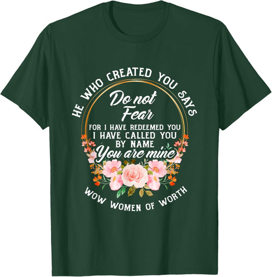 Bible Verse Women Of Worth Christian T-Shirt - T-Shirt | Forest