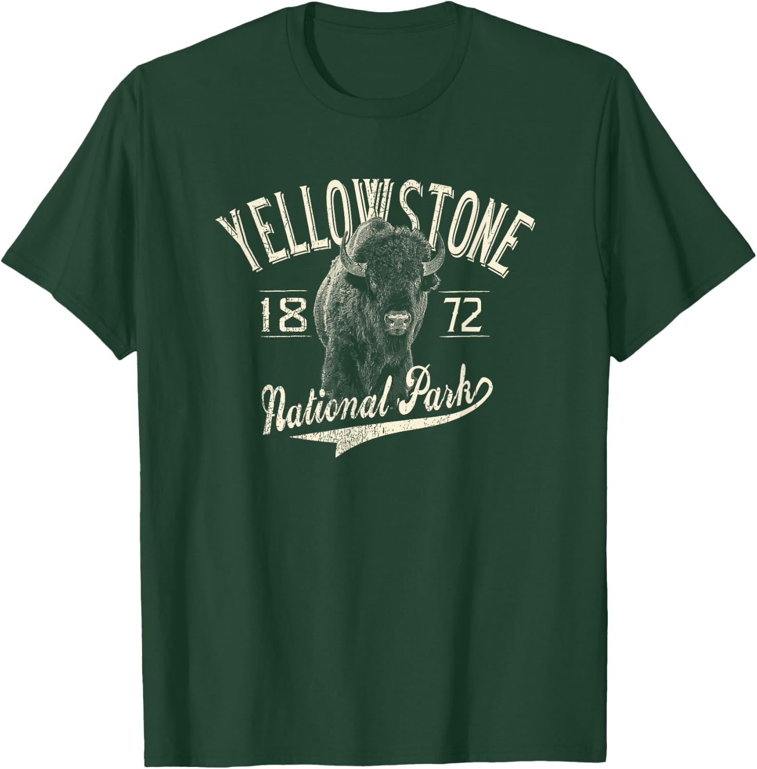 Yellowstone National Park Vintage T-Shirt - T-Shirt | Forest