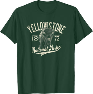 Yellowstone National Park Vintage T-Shirt - T-Shirt | Forest