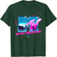 Mademark x MTV - Rad 80's MTV Logo Chrome Effect RetroWave Eighties MTV T-Shirt - T-Shirt | Forest