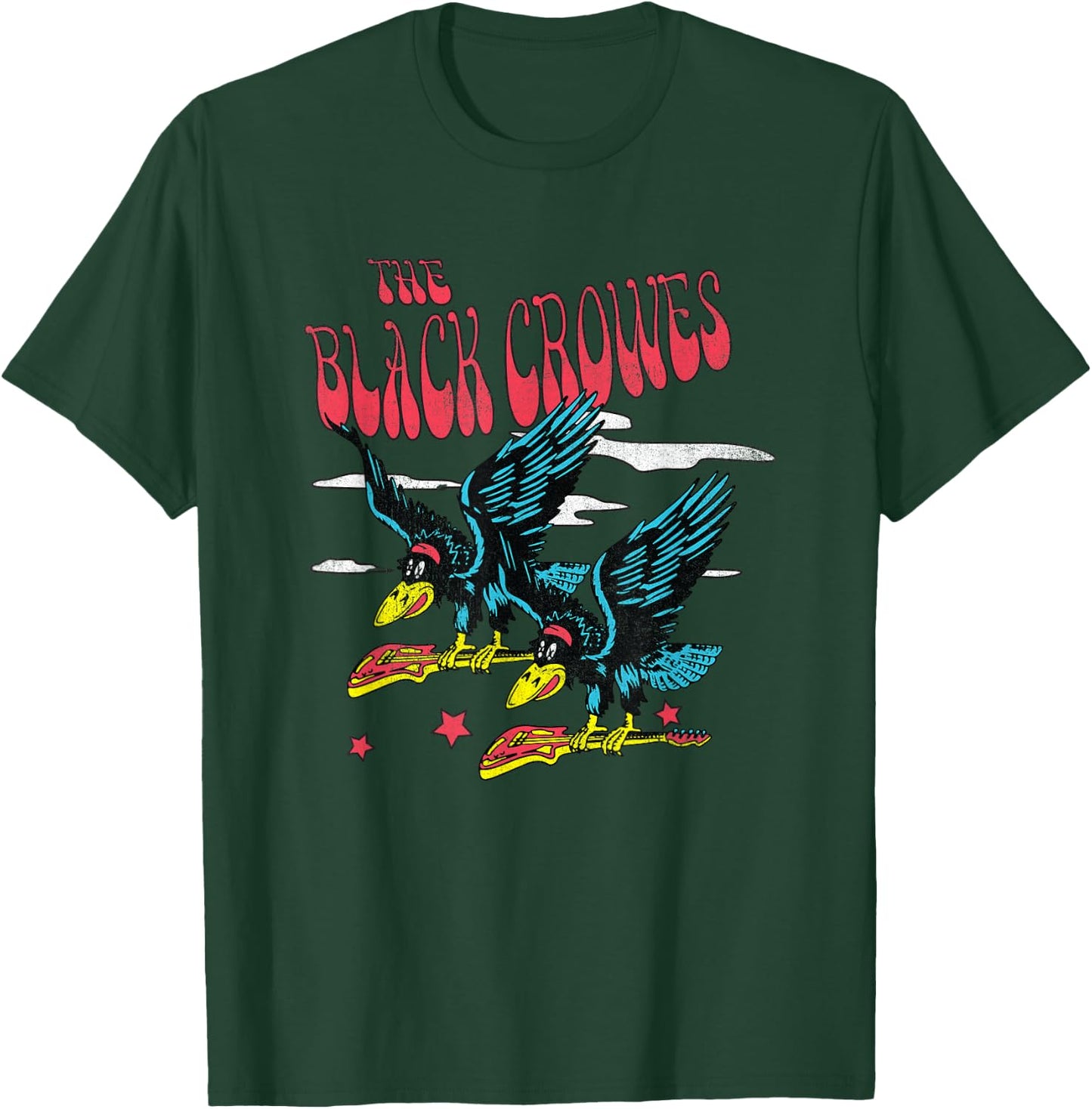 Official Black Crowes Flying Crowes T-Shirt - T-Shirt | Forest