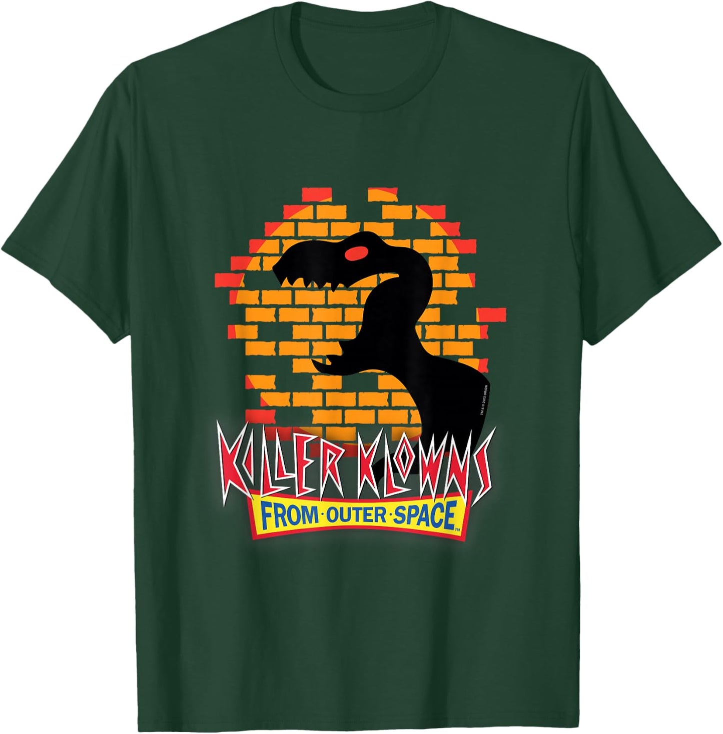 Killer Klowns from Outer Space T-Rex Dinosaur Shadow Puppet T-Shirt - T-Shirt | Forest