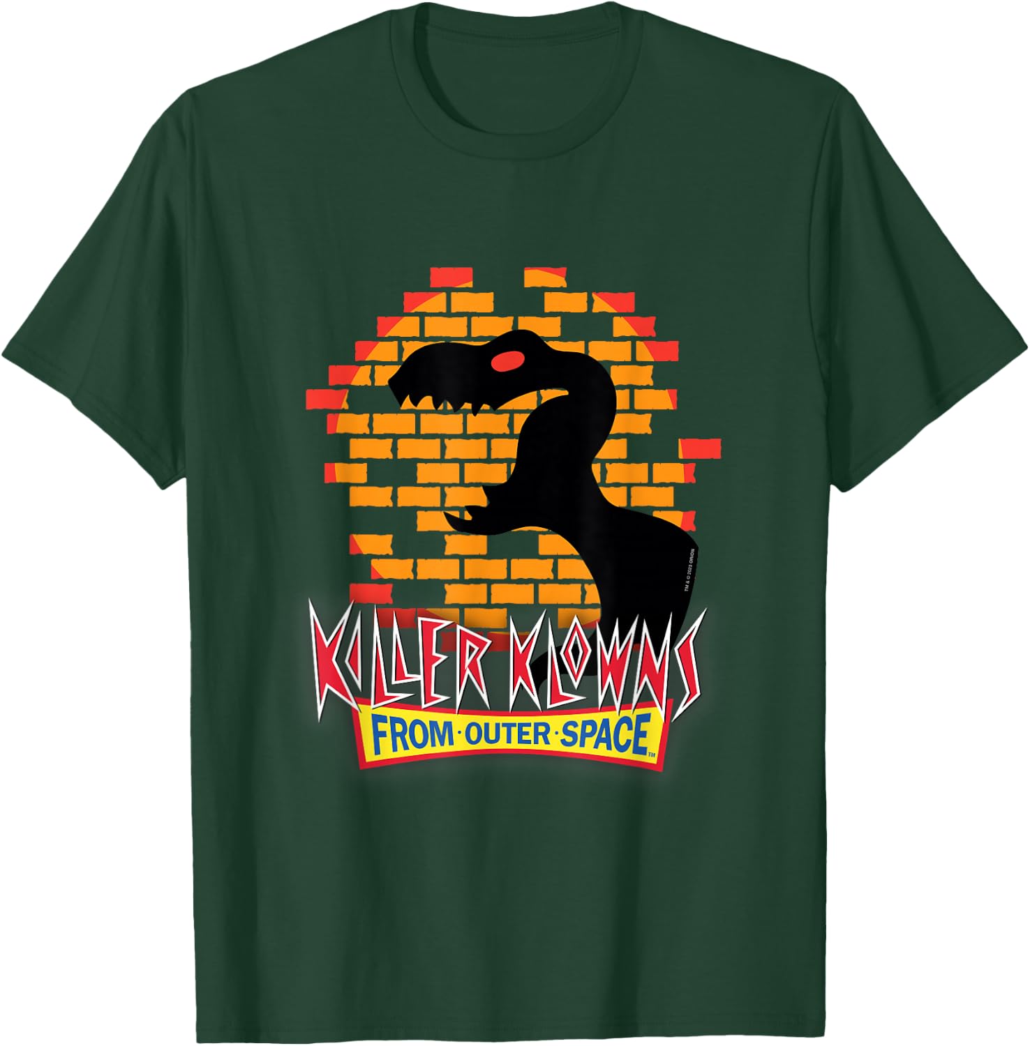 Killer Klowns from Outer Space T-Rex Dinosaur Shadow Puppet T-Shirt - T-Shirt | Forest