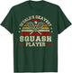 Worlds Okayest Squash Player Retro Squash T-Shirt - T-Shirt | Forest